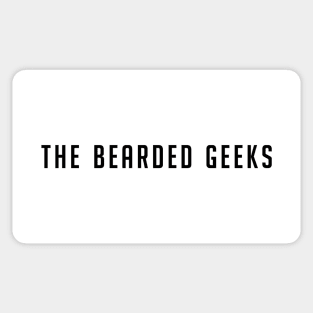 The Bearded Geeks Podcast Text Logo Sticker